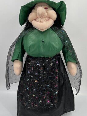 Kids Of America Animated Standing Plush Witch 32" Witchy Talking Light Up Motion